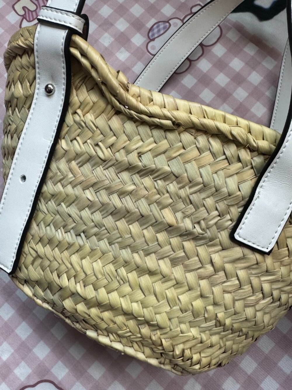 Loewe Raffia Woven Basket Tote Bag - Picture 6 of 10